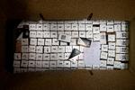 Dansk politi har sammen med tyske toldere beslaglagt 1,3 millioner dopingpiller på flere adresser. Dette billede er fra et tidligere kæmpebeslag af doping, foretaget af Københavns Politi i 2015. Foto: Finn Frandsen