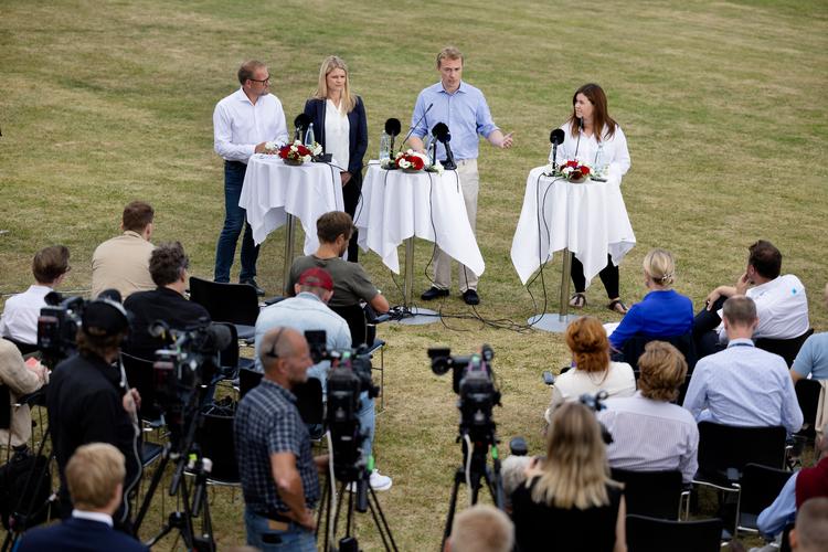 Sidste år holdt Dansk Folkepartis sit sommergruppemøde i Roskilde. I går skulle det have foregået i Flensborg, men nu bliver det rykket til Sønderborg.  Arkivfoto:  Thomas Borberg