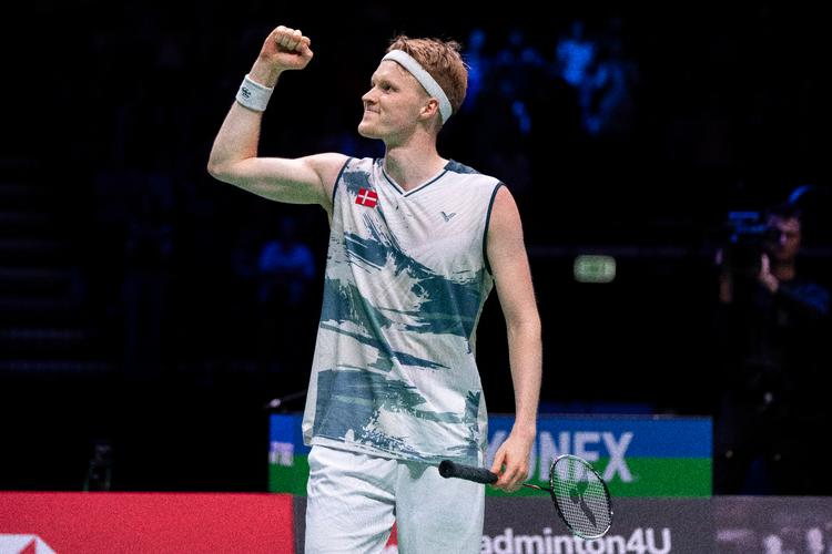 Anders Antonsen fik taget til at løfte sig i Royal Arena. Foto: Mads Claus Rasmussen/Ritzau Scanpix