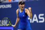 Caroline Wozniacki skal i 2. runde op mod en spiller af en helt anden kaliber end den første modstander.  Foto: Clive Brunskill/Ritzau Scanpix