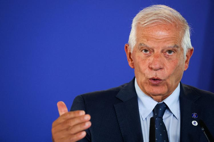 EU vil indføre sanktioner mod de ansvarlige for militærkuppet i Niger, siger EU’s udenrigschef, Josep Borrell. Foto: Isabel Infantes/Ritzau Scanpix