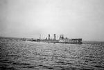 'Havørnen' endte sine dage ved Stammenakke, hvor besætningen tog flugten. Vraget blev ribbet for alt under krigen. Det blev først endelig fjernet i 1952. Foto: Langebæk Lokalhistoriske Arkiv