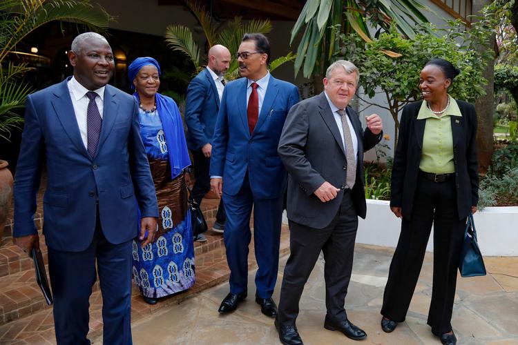 Lars Løkke Rasmussen under sit besøg i Nairobi, Kenya i august 2023.    
  Foto: Brian Inganga/Ritzau Scanpix