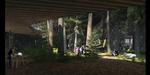 The Shelter giver ikke kun læ, men indbyder også til at gå på opdagelse mellem træerne.  Visualisering:  Effekt Arkitekter