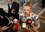 Vicestatsminister Riikka Purra overlevede fredag en tillidsafstemning i det finske parlament. Foto: Vesa Moilanen/Ritzau Scanpix