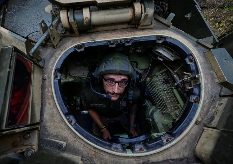 Ukraines 47. mekaniserede Brigade har lavet huller i det russiske forsvar. Foto: Stringer/Ritzau Scanpix