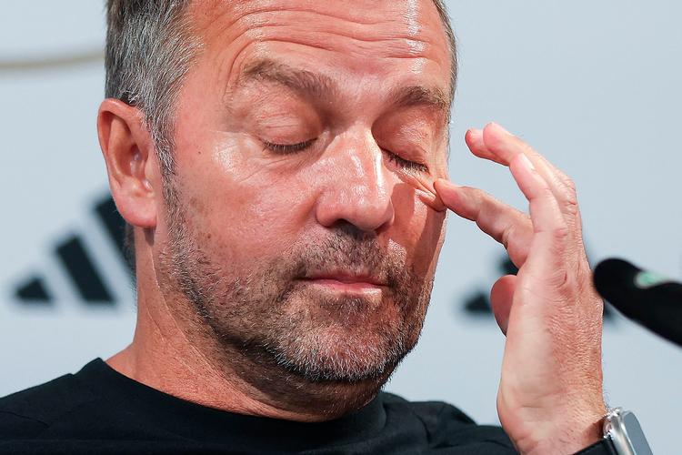 Tyskland fyrer landstræner Hansi Flick efter skuffende resultater. Foto: Ronny Hartmann/Ritzau Scanpix