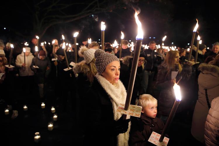 Drabet på Louise Borglit i 2016 vakte stor opsigt. Efterfølgende blev der arrangeret fakkeloptog i Elverparken i Herlev til ære for den 32-årige kvinde. Foto: Jens Dresling