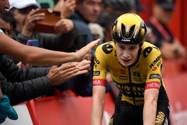 Jonas Vingegaard vandt tirsdag sin anden etapesejr i årets Vuelta a España. Foto: Miguel Riopa/Ritzau Scanpix