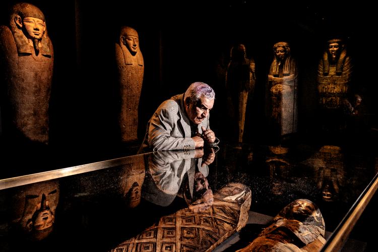 Dr. Zahi Hawass, verdensberømt egyptolog på turne for at fortælle om landets strålende fortid.  Foto: Jacob Ehrbahn