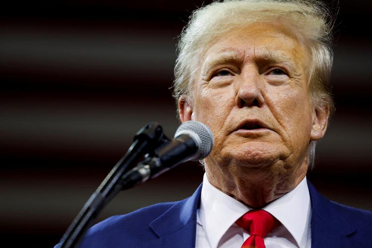 Donald Trump skal både passe sin valgkamp og møde op i retten i forbindelse med flere retssager det kommende år.  Foto: Jonathan Ernst/Ritzau Scanpix