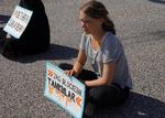 Greta Thunberg ved klimaaktionen i Malmø i juli.  Foto: Tom Little/Ritzau Scanpix