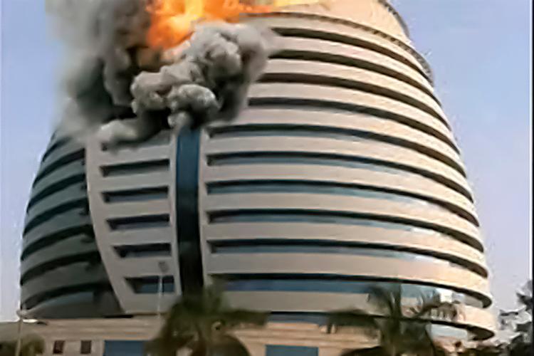 Greater Nile Petroleum Oil Company Tower er Sudans hovedstads mest kendte bygning. Foto: -/Ritzau Scanpix