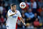 Tipsbladet beskæftiger sig blandt andet indgående med den danske superliga. På billedet ses  Elias Achouri fra FC København.  Foto: Jens Dresling