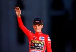 Hjælperytteren fra Colorado, Sepp Kuss, vandt søndag en anderledes udgave af Vuelta a España. Anderledes, fordi hans hold med afstand var det klart stærkeste.   Foto: Oscar del Pozo/Ritzau Scanpix