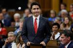 »Beskyttelsen af vores statsborgere og forsvaret af vores suverænitet er fundamental«, siger Justin Trudeau. Foto: Blair Gable/Ritzau Scanpix