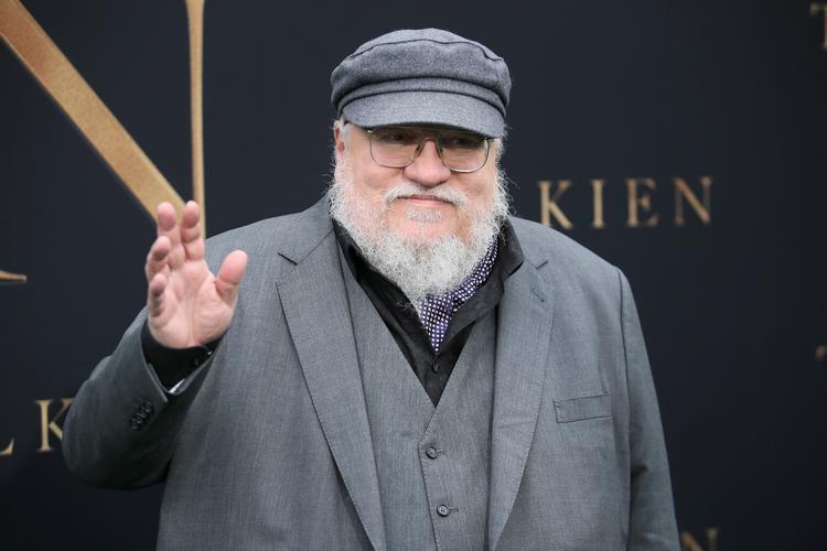 Forfatteren George R.R. Martin er stor beundrer af Tolkien og ses her til premieren på filmen 'Tolkien' i 2019.  Foto: Danny Moloshok/Ritzau Scanpix