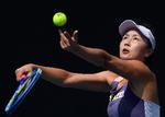  Peng Shuai  havde en næsten 20 år lang karriere på WTA Tour, hvor hun nåede at vinde to titler i single og høstede to grand slam-triumfer i damedouble. I præmiepenge blev det til lige knap 10 millioner dollar.  Foto: Andy Brownbill/Ritzau Scanpix