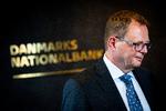 Nationalbankens direktør, Christian Kettel Thomsen, på dagens pressemøde. Foto: Ida Marie Odgaard/Ritzau Scanpix