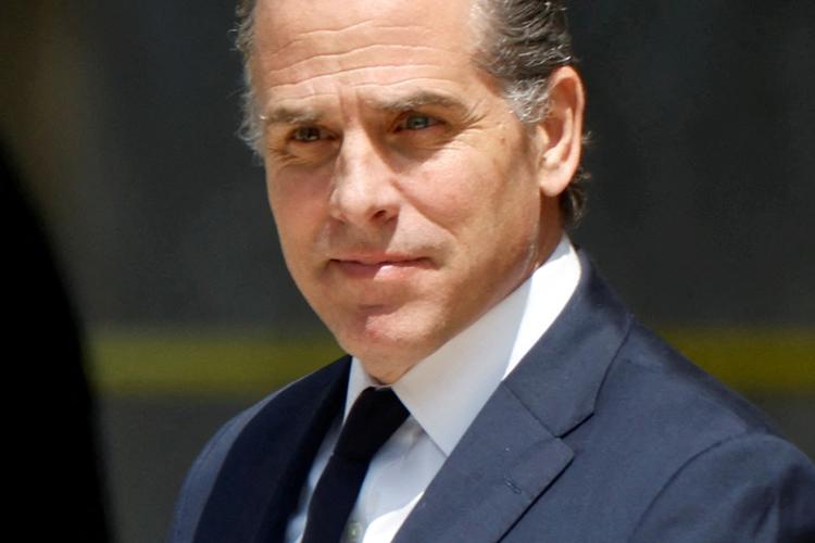  Hunter Biden, søn af den amerikanske præsident Joe Biden, forlader den føderale domstol efter et møde om to anklager om bevidst undladelse af at betale indkomstskat i Wilmington, Delaware, 2023. REUTERS/Jonathan Ernst/File Photo   Foto: Jonathan Ernst/Ritzau Scanpix