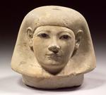 En af de egyptiske faraoer blev ammet op af adelskvinden Senetnay, og hun blev balsameret og mumificeret for 3.500 år siden. Nu har forskerne ud af krukken (hvis låg ses her) identificeret ingredienserne i balsameringsvæskerne og genskabt den.   Foto: Museum August Kestner, Christian Tepper