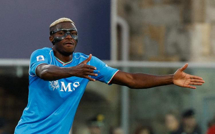 Hen over sommeren afviste Napoli det ene tilbud efter det andet på sidste års topscorer i Serie A, Victor Osimhen. Foto: Ciro De Luca/Ritzau Scanpix