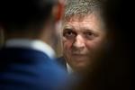 Robert Fico efter en valgdebat tidligere på ugen. Foto: Radovan Stoklasa/Ritzau Scanpix
