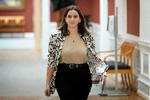 »Jeg skal som politiker ikke gøre mig til dommer over eller bebrejde folk, hvordan de vælger at leve deres liv. Det må være folks eget valg, hvor meget de vil arbejde«, siger Moderaternes Monika Rubin .   Arkivfoto: Jens Dresling