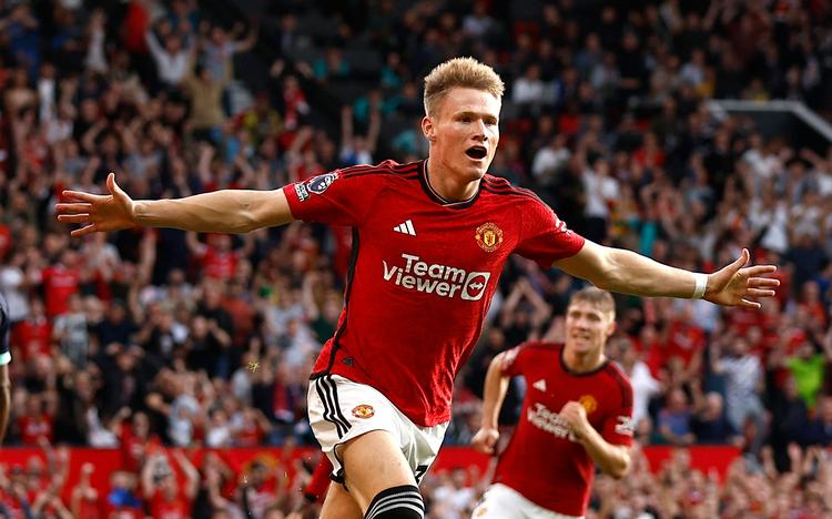Scott McTominay blev den store helt for Manchester United. Foto: Jason Cairnduff/Ritzau Scanpix