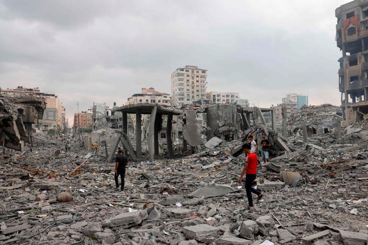 I et interview siger Ali Barakeh, der er medlem af Hamas’ eksilerede ledelse i Beirut, at Iran ikke spiller en rolle i lørdagens angreb.  Foto: Mohammed Abed/Ritzau Scanpix