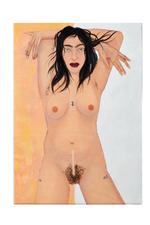 Selvportrættet af Apolonia Sokol hedder 'Me After Another Abortion' og er fra 2021.  Foto: Daniele Molajoli /Me After Another Abortion, 2021. Courtesy of the artist and THE PILL