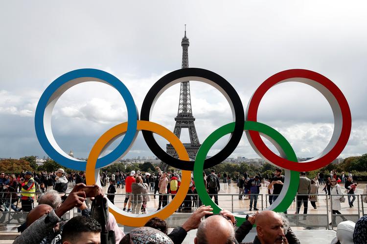 Fredag den 26. juli 2024 begynder OL i Paris. Inden da skal det afklares, om russiske atleter kan deltage - og under hvilke betingelser.  Foto: Benoit Tessier/Ritzau Scanpix