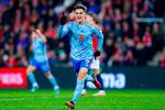 Gavi blev matchvinder for Spanien, der slog Norge 1-0 og sikrede sig en billet til EM i Tyskland næste år. Foto: Frederik Ringnes/Ritzau Scanpix