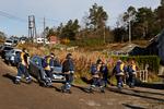 200 personer leder efter forsvunden syvårig i norsk skov søndag eftermiddag. Foto: Tor Erik Schrøder/Ritzau Scanpix