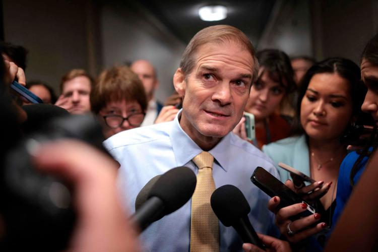 Republikaner Jim Jordan har fredag for tredje gang tabt en afstemning om at blive den nye formand for Repræsentanternes Hus. Foto: Win Mcnamee/Ritzau Scanpix