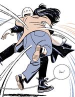 Zoe og Dani er bedste venner fra high school, og efter adskillelsen i deres første år som studerende på hver sit college mødes de i New York. Jillian Tamaki har tegnet, mens hendes kusine Mariko Tamaki skriver teksterne. Foto: Illustration fra bogen