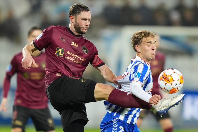 FCM ligger nummer fem i Superligaen efter sejren over OB, der ligger tredjesidst. Foto: Claus Fisker/Ritzau Scanpix