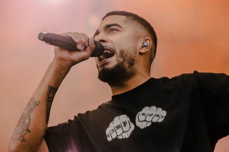 I sommer optrådte Kesi på Orange Scene som et af festivalens hovednavne. Et made-it-moment kalder rapperen selv oplevelsen. Foto: Anders Holst Pedersen/Ritzau Scanpix