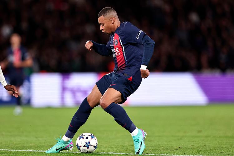 Paris Saint-Germains Kylian Mbappe spillede en stor kamp og scorede kampens første mål. Foto: Franck Fife/Ritzau Scanpix