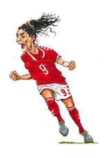 Meget er sket, siden Nadia Nadim blev kåret som Årets Dansker i 2017. Foto: Roald Als/POLITIKEN
