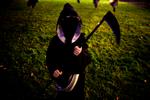 På tirsdag er det Halloween, som betyder børn udklædt i alle mulige uhyggelige kostumer. I Sverige advarer politiet dog børn mod at iklæde sig kostumer, der omfatter våbenlignende genstande på grund af den voldsbølge, landet oplever. Foto: Mathias Christensen