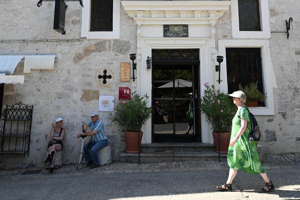 Hôtel Beau Site i Rocamadour. Foto: Jakob Albrecht