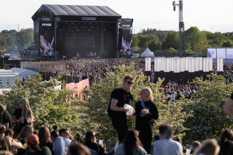 I sommers fandt Northside Festival for anden gang sted i Eskelunden, hvor rammerne var nedskaleret for bedre at passe til et lavere antal gæster end normalt.  Foto: Casper Dalhoff/Ritzau Scanpix