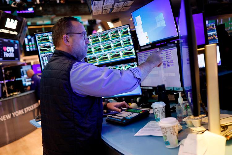 Børsen på Wall Street i New York forud for resultatet af mødet i den amerikanske centralbank.  Foto: Michael M. Santiago/Ritzau Scanpix