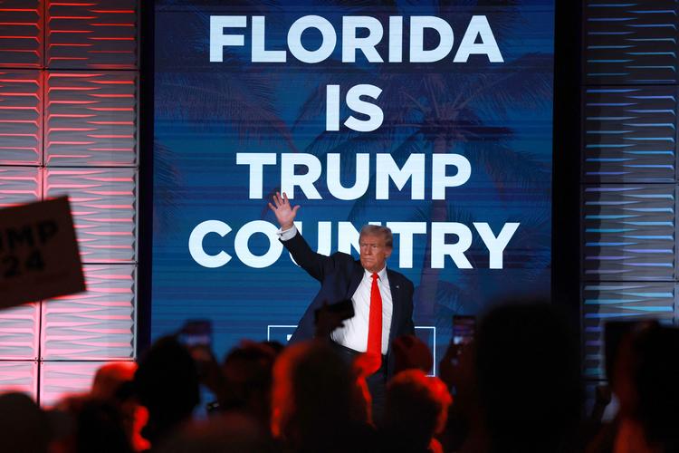 USA skal vælge ny præsident næste år. Donald Trump er favorit til at blive Republikanernes kandidat.  Foto: Joe Raedle/Ritzau Scanpix