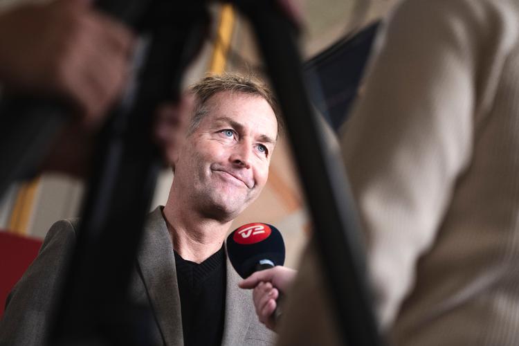 Vi skal have frigjort noget energi, siger landstræner Kasper Hjulmand om et af de fokuspunkter, han har frem mod EM-gruppefinalen mod Slovenien. Foto: Thomas Traasdahl/Ritzau Scanpix