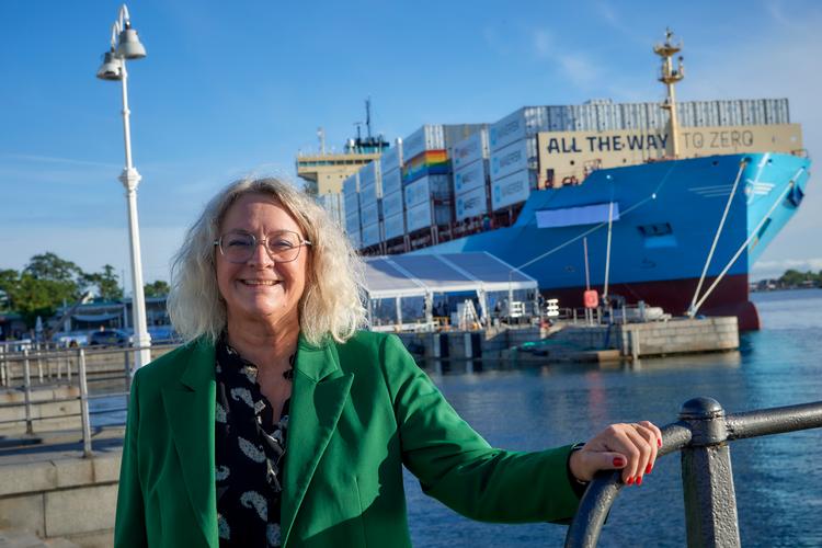 Anne Hedensted Steffensen er kandidat i statskundskab og arbejdede i Udenrigsministeriet, inden hun kom til Danske Rederier. Foto: Danske Rederier