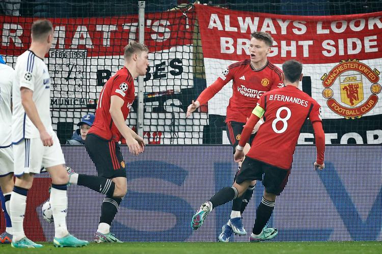 Fem gange har Rasmus Højlund scoret i årets Champions League, men Manchester United har ikke fået point i de tre kampe, hvor Højlund har scoret.. Foto: Jens Dresling