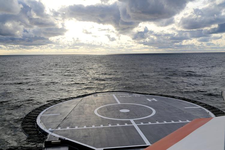 Tilbage i oktober opdagede myndighederne et læk på gasledningen Balticconnector mellem Finland og Estland. Foto: Lehtikuva/Ritzau Scanpix