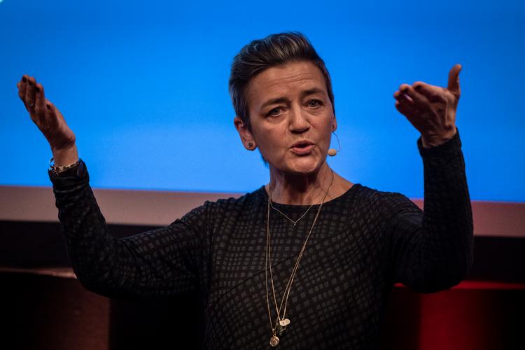 EU-kommissær Margrethe Vestager har været på orlov siden 5. september i håbet om at få et nyt job som EU's bankformand. Foto: Christian Falck Wolff